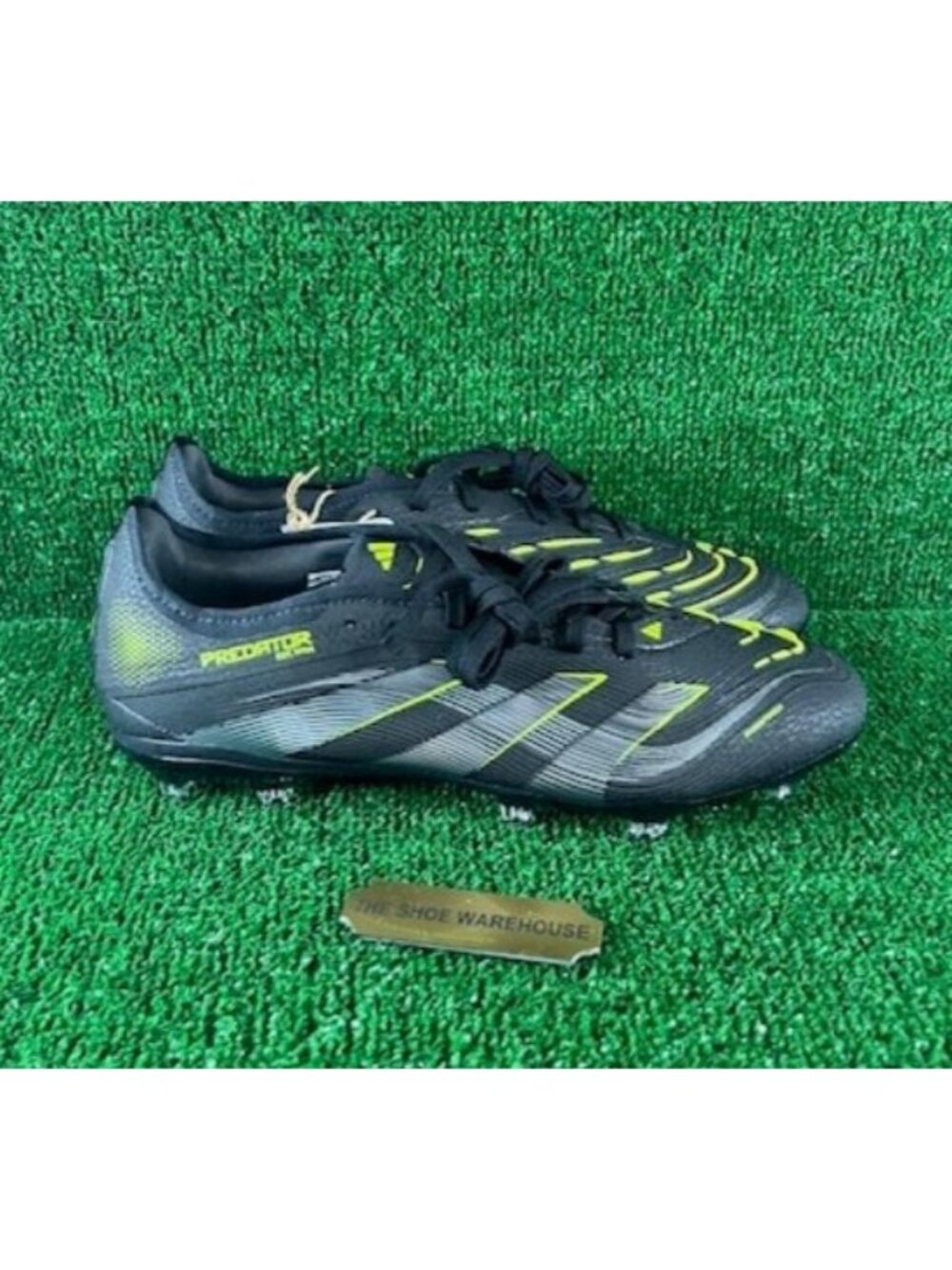 Men's adidas Predator Pro FG Soccer Cleats Black JI1197 Size 7.5